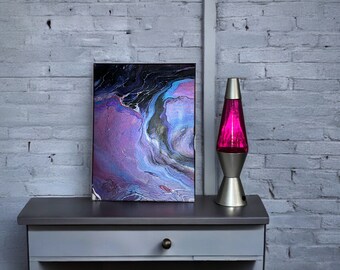 Outer Space-Original Abstract Painting on Stretched Canvas Using Acrylic Paint- Wall Decor