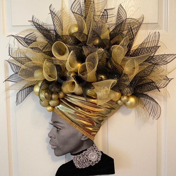 Cecily Tyson Decorative Wall Hanger - GLAM Wreath