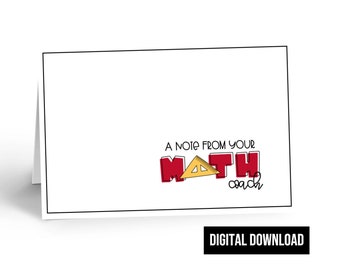 Math Note Cards - Etsy