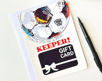 Soccer Mom, Coach Thank You Gifts, Coaches Gift Card Holder Ideas