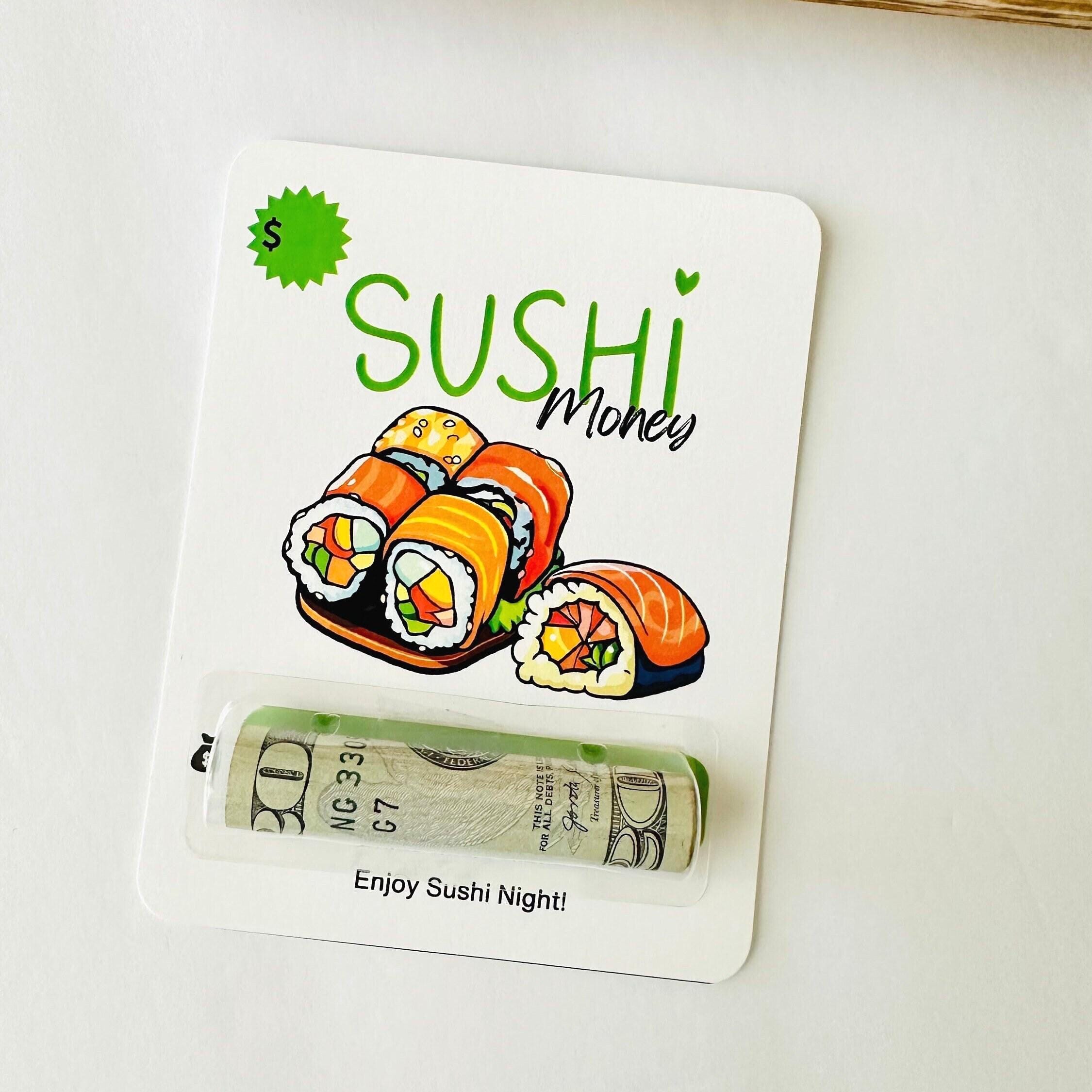 College Care Package Gifts, Sushi Hug in a Box Money Holder