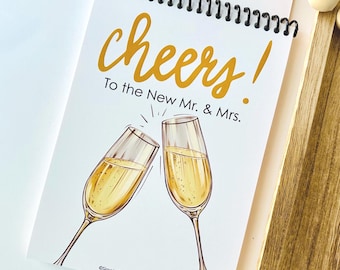 Personalized Wedding Gift Card Holder Book, Open When Newlywed