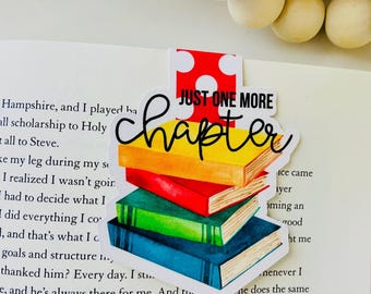 Cute Laminated Bookmark Page Holder, Book Nerd Paper Magnetic Bookmark, Bookworm Book Accessories