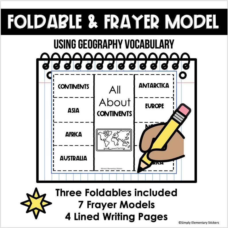 7 Continents World Maps Classroom Posters, Homeschool Printable Social ...