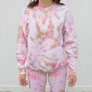 Tie Dye Crewneck/Biker Short Set