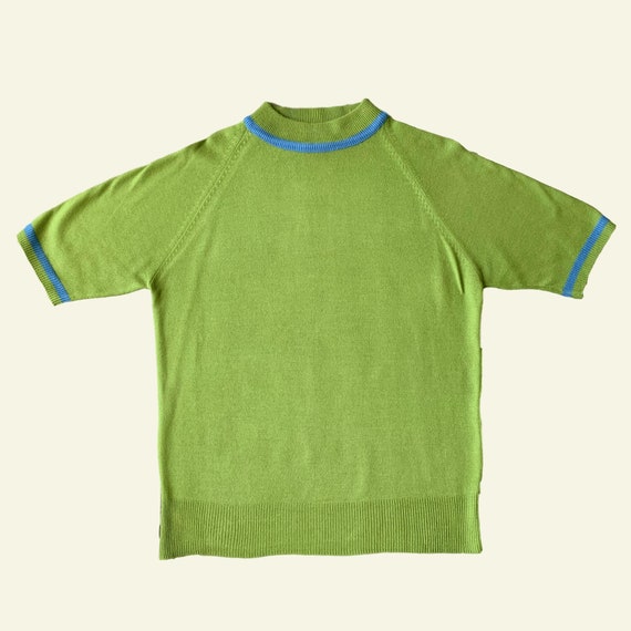 Vintage Short Sleeve Sweater - Short Sleeve Sweate