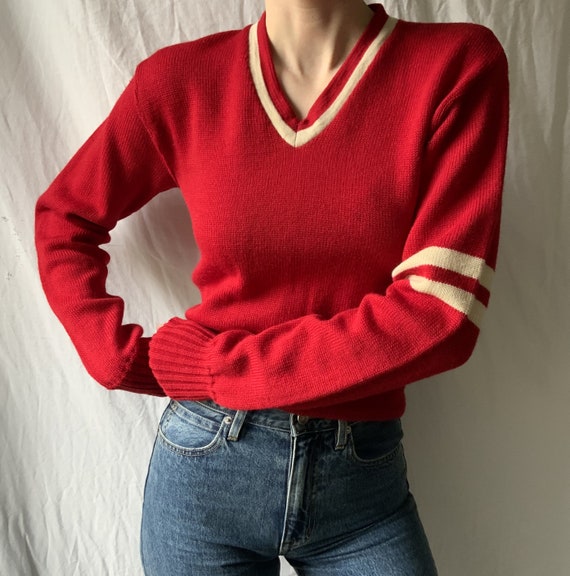 1950s Vintage Sweater - Vintage Varsity Sweater -