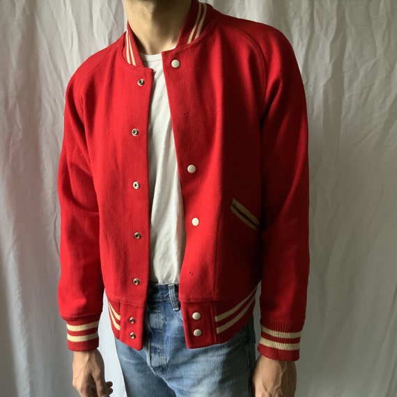 Vintage Letterman Jacket - Letterman Jacket - Vint