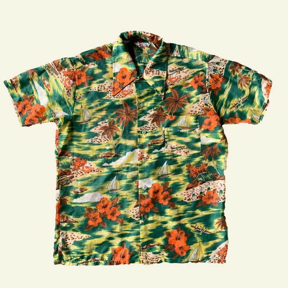 Hawaiian Shirt - vintage hawaiian shirt - vintage