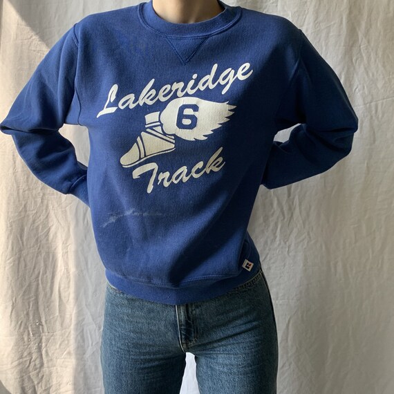 Vintage Russell Sweatshirt - vintage track sweatsh