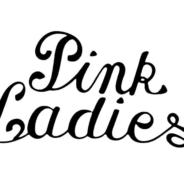Pink Ladies Iron on