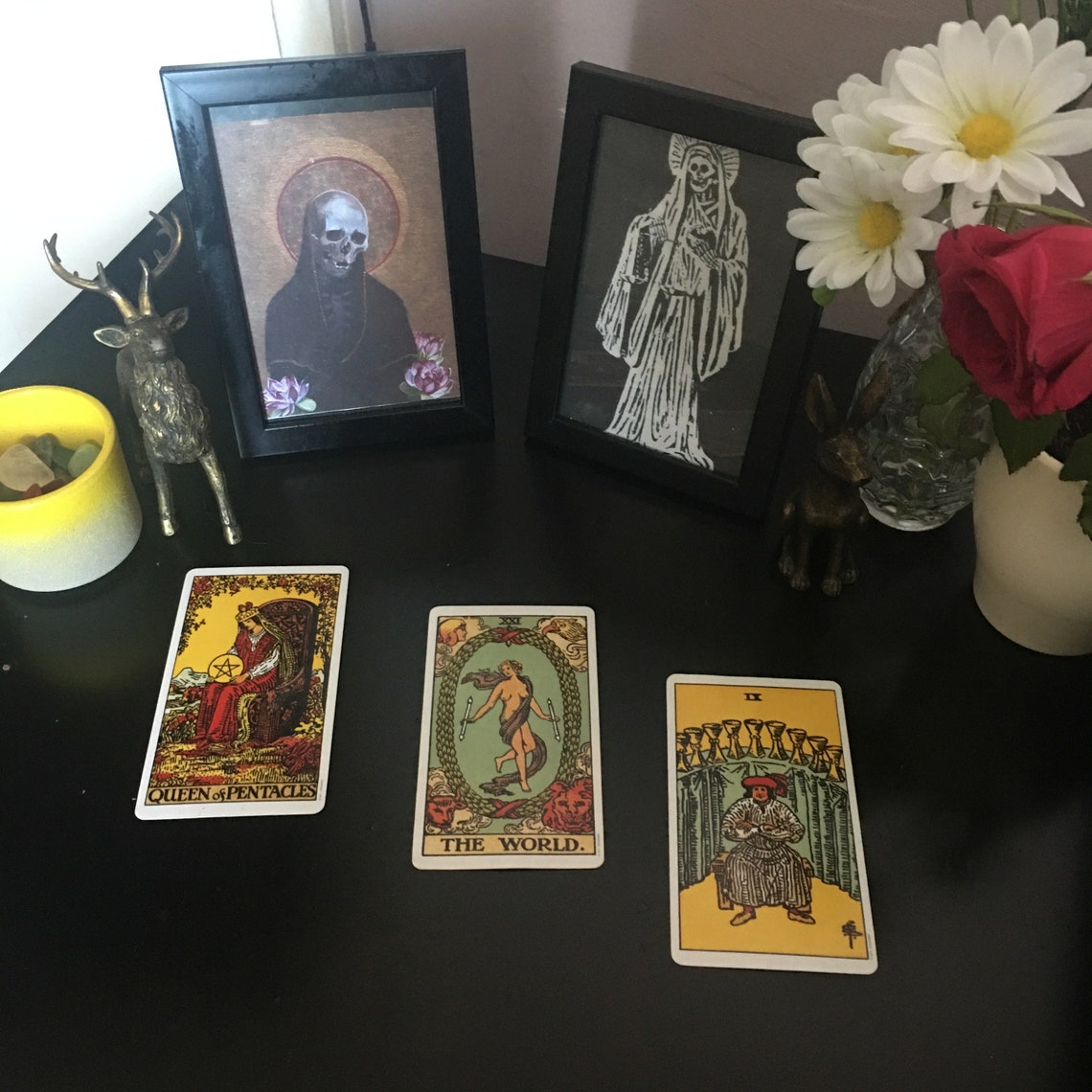 Love Tarot Reading Three Card Spread Etsy