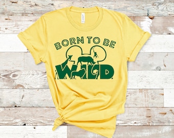 Born To Be WILD Animal Shirt, Family Trip Matching Tshirt