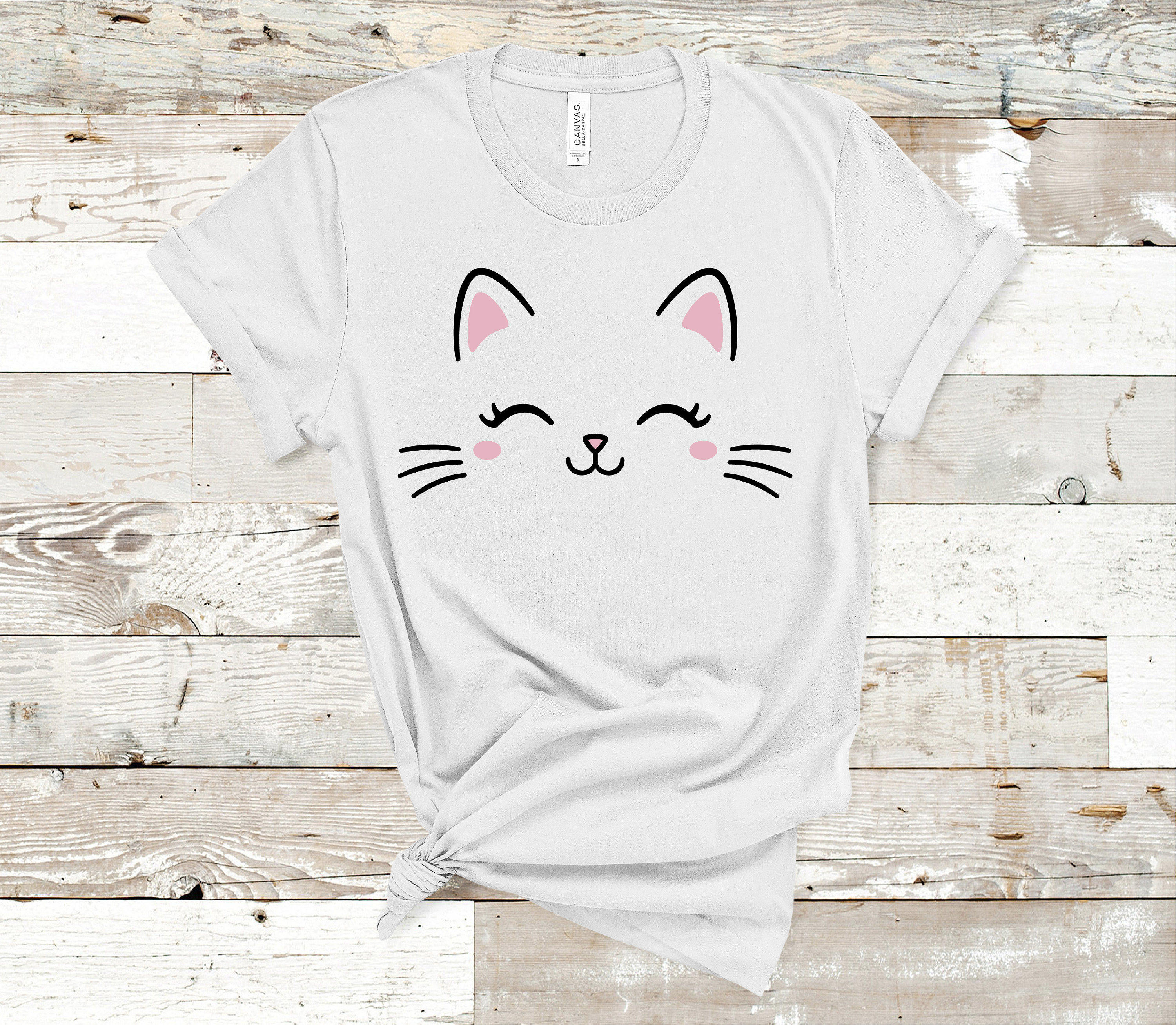 Cat shirt Kitty Kitten T shirt Animal Lover Tshirt I love | Etsy