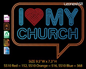 Download I Love My Church Etsy