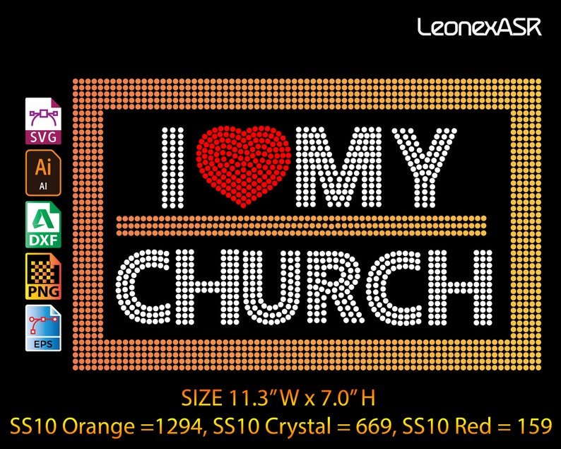 Free Free 107 I Love My Church Svg SVG PNG EPS DXF File