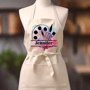 Personalized Art Apron: Custom Artist Painting Apron