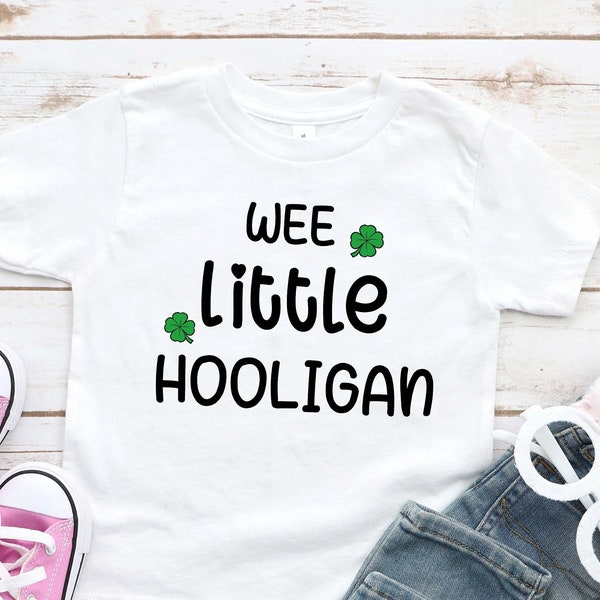 Chemise pour enfants petits voyous, chemise pour tout-petits de la Saint-Patrick, chemise pour tout-petits irlandaise drôle, grenouillère pour bébé de la Saint-Patrick, cadeaux pour la fête de l'Irlande