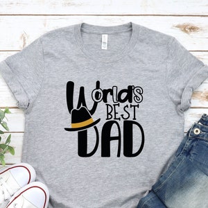 World&#39;s Best Dad Shirt, Father&#39;s Day Tee, Father&#39;s Day Gift, Dad Shirt, Dad Appreciation Gift, Best Dad Tshirt, Best Dad Shirt, Gift for Dad
