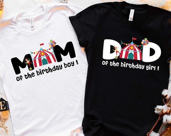 Circus Birthday Family Shirts: Matching Party Outfit