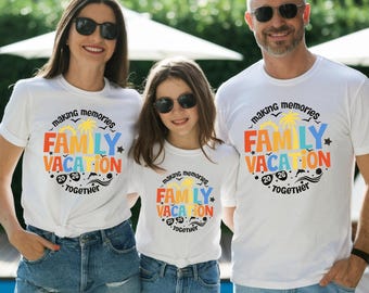 Custom Family Vacation 2026 T-Shirt: Matching Making Memories Together, Reunion Gift, Beach Trip Shirt