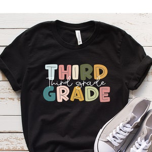 Cute 3rd Grade Shirt, Third Grade Teacher Team, Matching School Shirt, Hello 3rd Grade Shirt, Third Grade Squad Gift, Third grade shirt