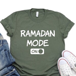 Ramadan Mode On T-Shirt: EID Mubarak Muslim Shirt