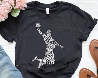 Men's Basketball Player Typography T-Shirt: Gift for Basketball Mom