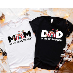 Circus Birthday Family Shirts: Matching Party Outfit