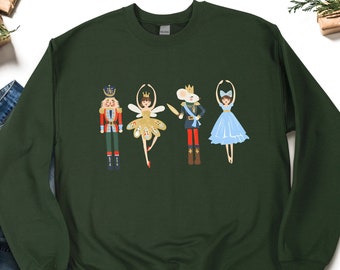 Nutcracker Sweatshirt: Sugar Plum Fairy Christmas Sweater