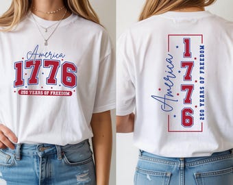 America 1776–2026 USA T-Shirt,  250 Years of Freedom Shirt, 250th Anniversary Apparel