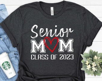 Senior Mom 2025 Graduation T-Shirt: Class of 2025 Shirt