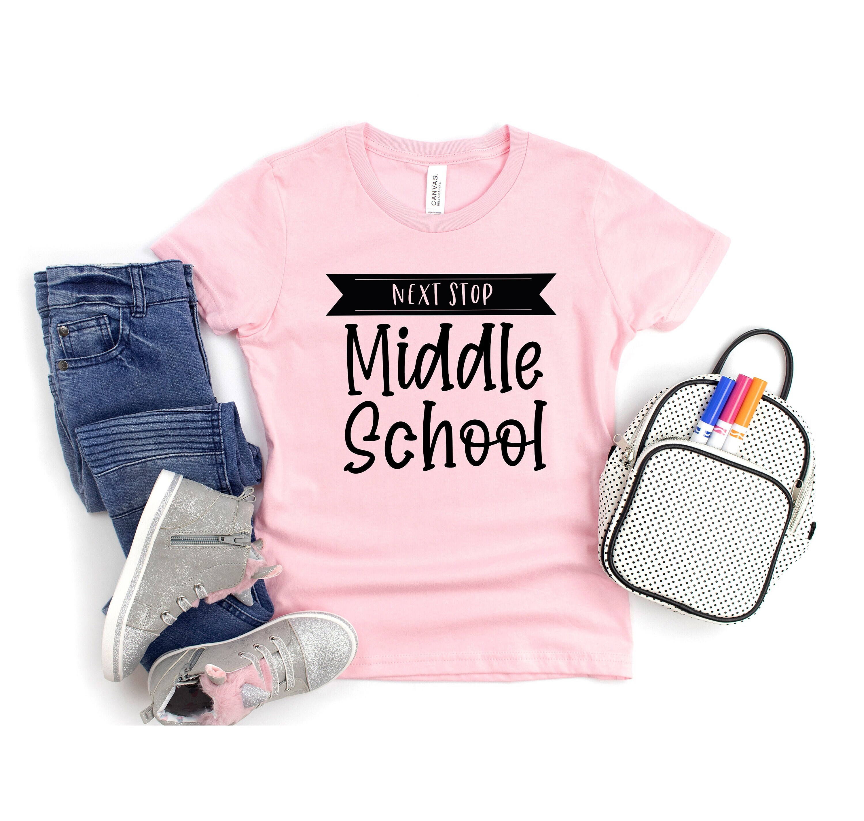 Next Stop Middle School Shirt, Fifth Grade Graduation Shirt