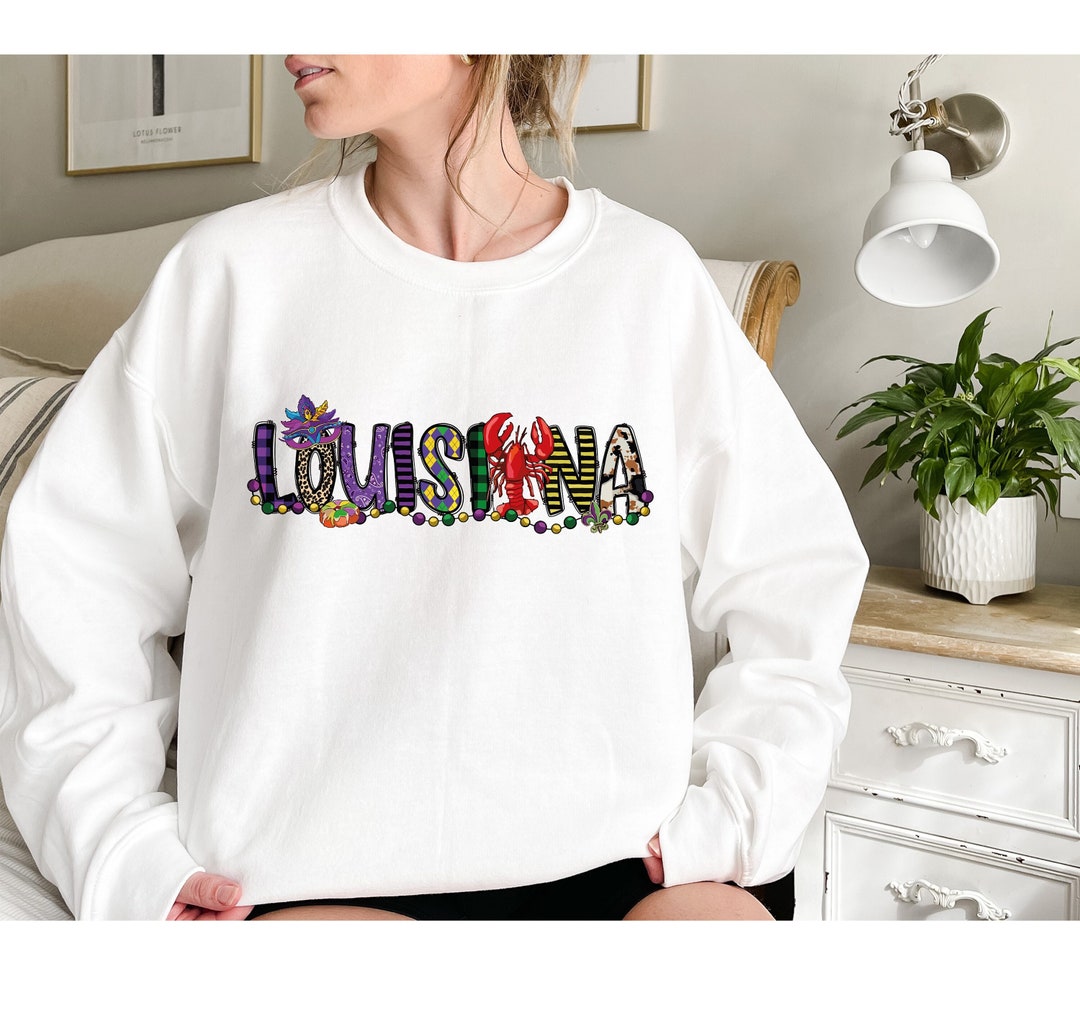 New Orleans Louisiana Unisex Crewneck Sweatshirt | Medium-Heavy Weight | 50% Cotton 50% Polyester