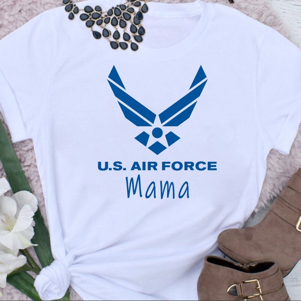 CUSTOM Air Force Wife, Air Force Mom, Air Force Girlfriend shirt, Military Wife, Military Girlfriend, Airforce Grandpa Grandma, Nana Tee