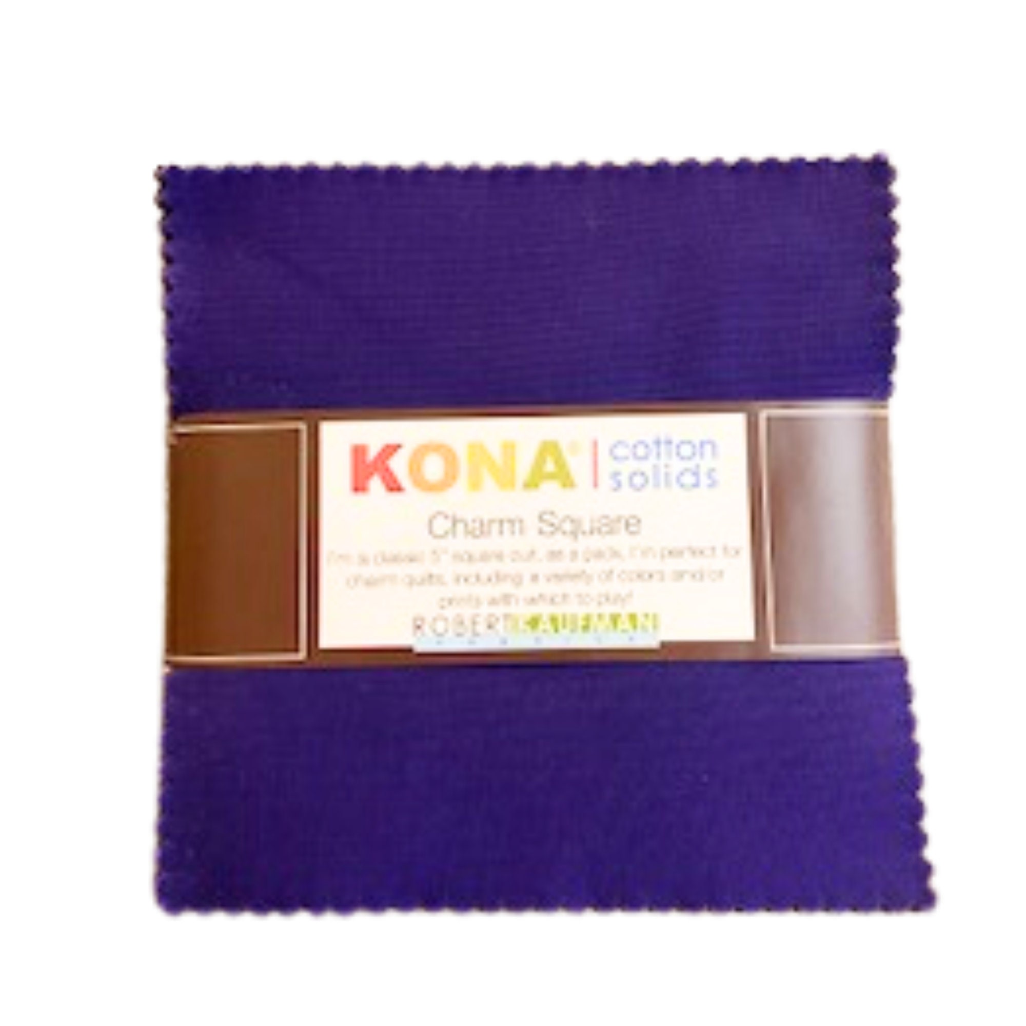 Robert Kaufman Kona Cotton Solids White Precut 5 Charm Pack Fabric Quilting Cotton  Squares CHS-120-42, SQ14 