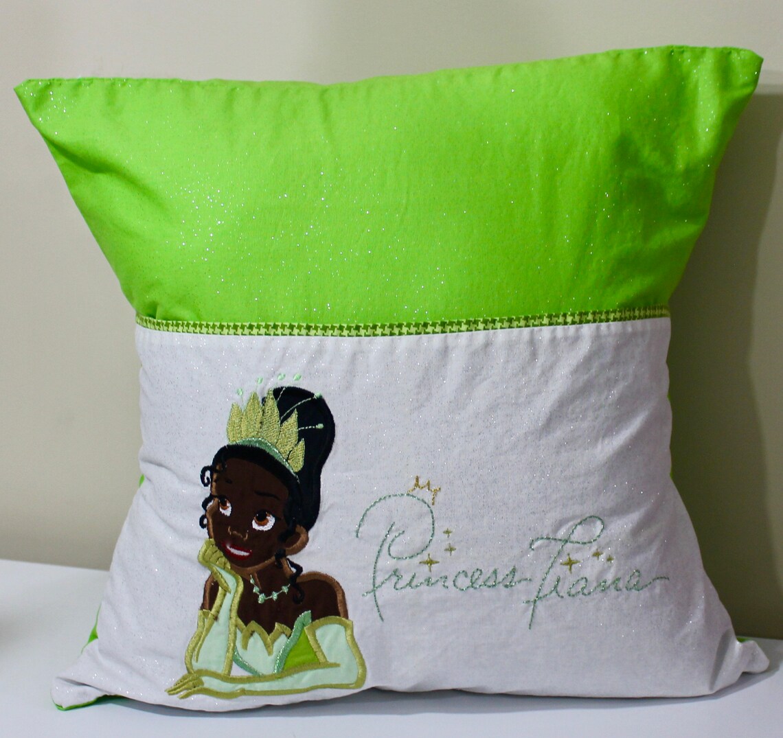 Princess Tiana Book Pillow Princess and the Frog Bedroom Etsy
