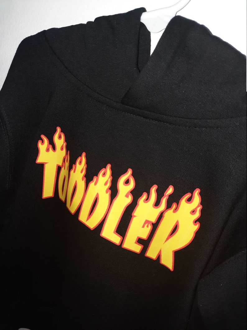 Fire Toddler fleece pullover baby clothes