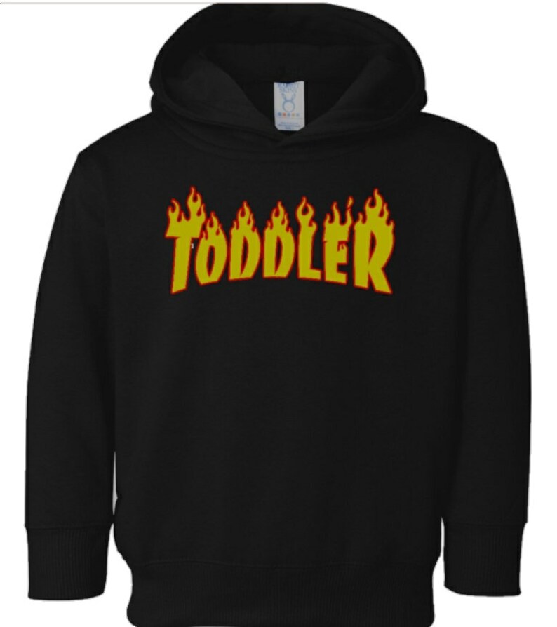 Fire Toddler fleece pullover baby clothes
