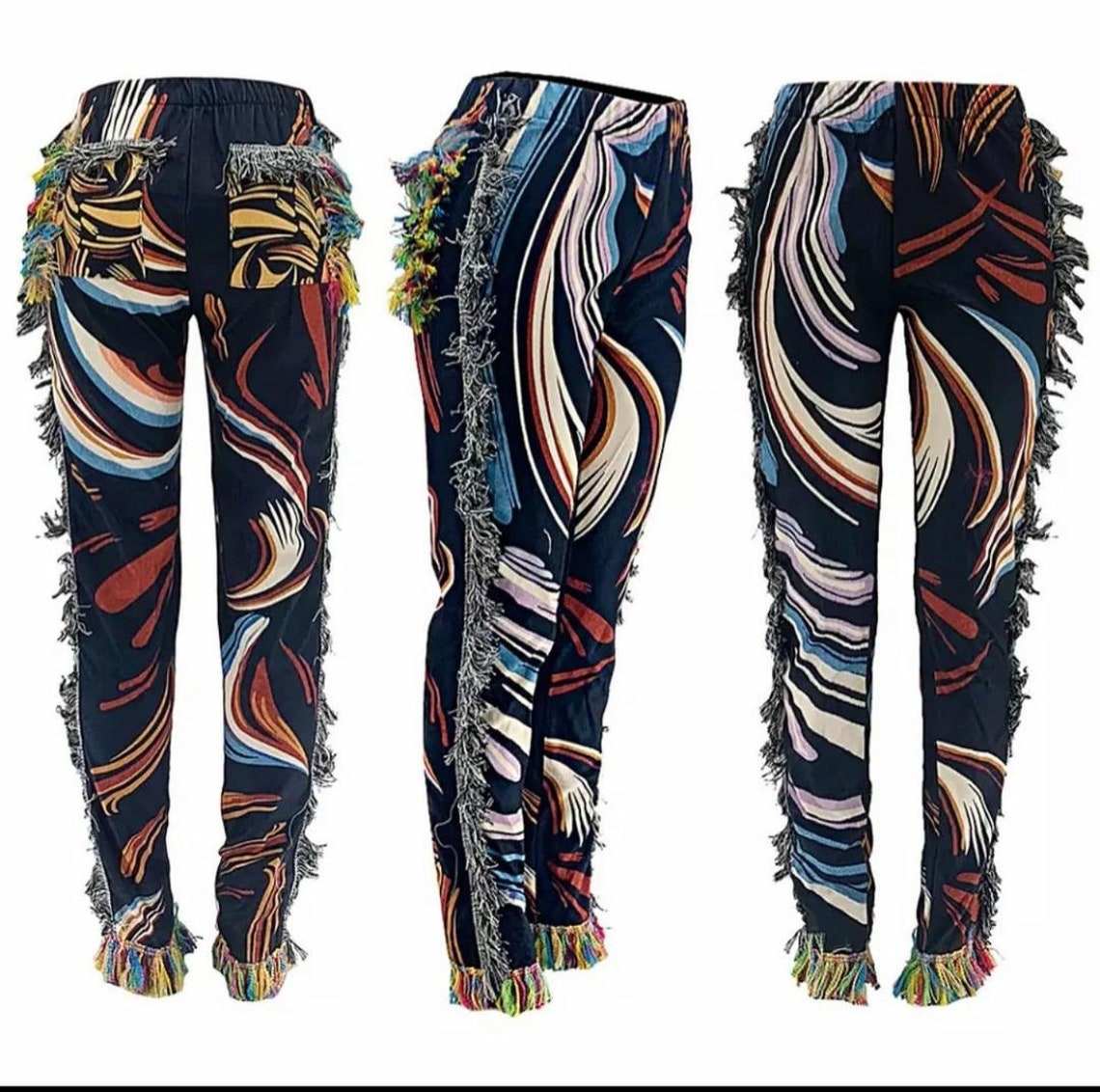 printed joggers