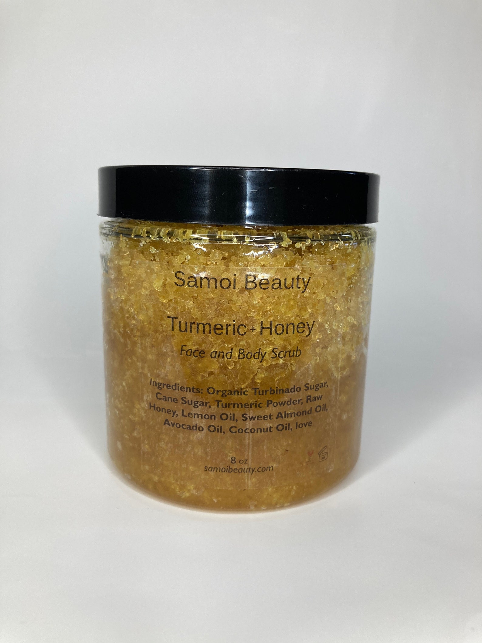 Turmeric & Honey face and body scrub Natural Skincare No Etsy
