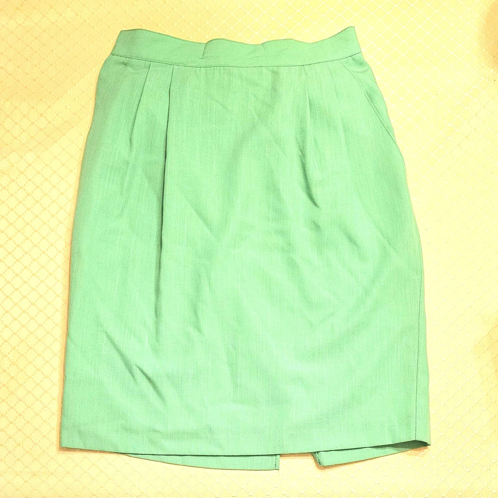 Green Pencil Dress - Etsy