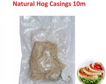 Natural Hog Casings 10m (36-38 мм) for homemade Sausage Skin Gut Stuffing Pork