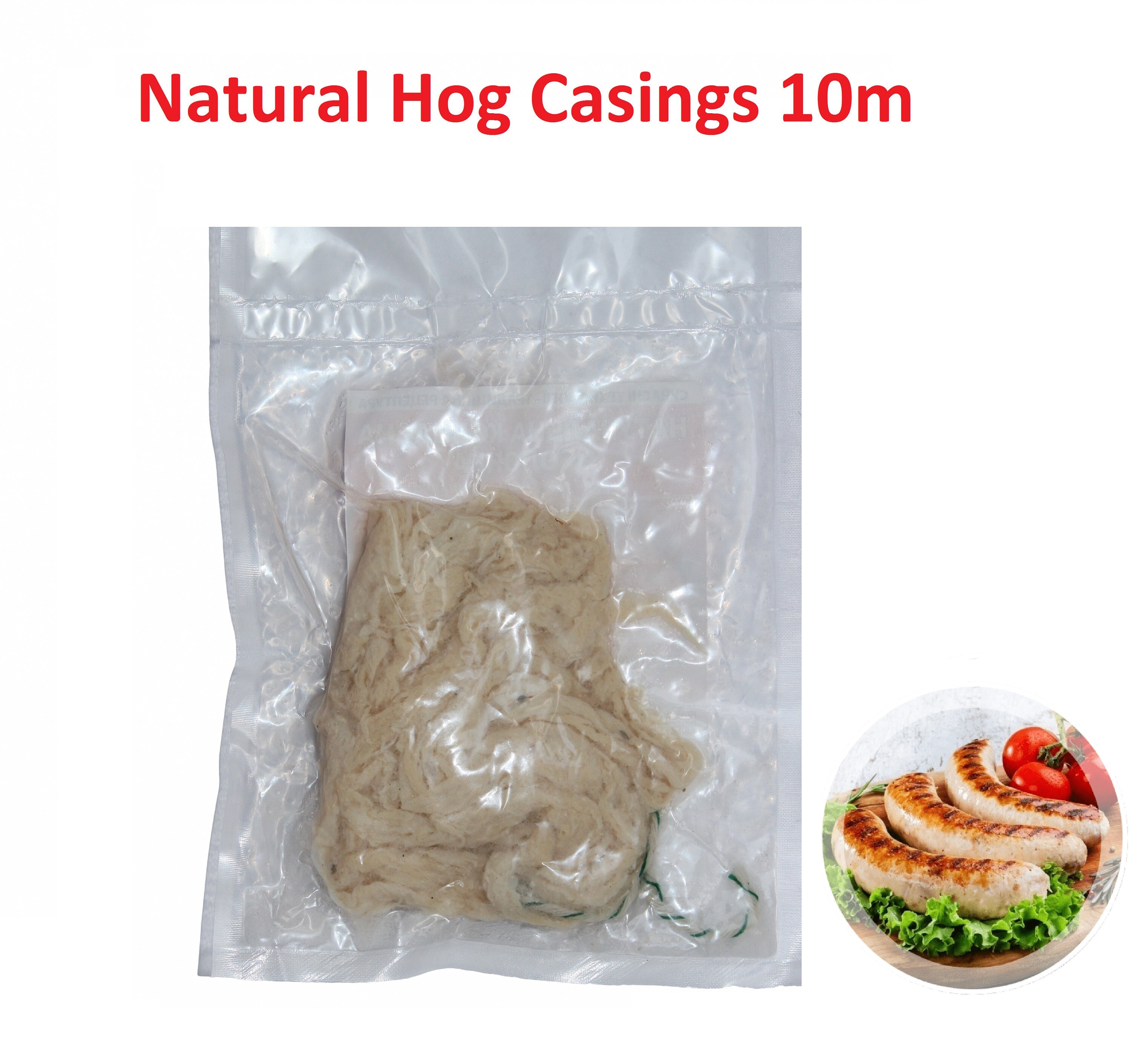 Natural Hog Casings 10m 36 38 for Homemade Sausage Skin Gut