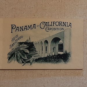 Panama California Exposition 1915 Postcard Set