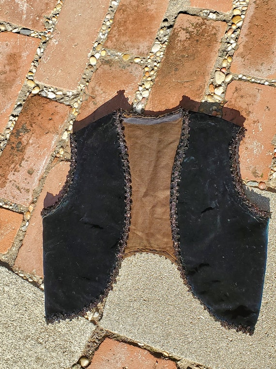 Vintage Velvet Vest - Child size - image 1