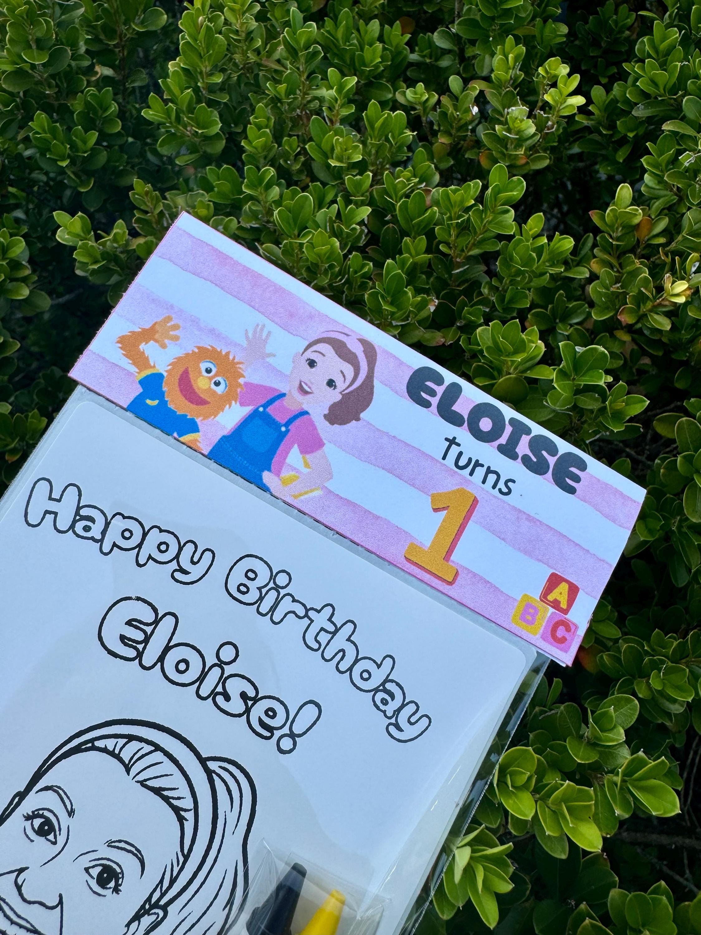 Ms Rachel Personalized Coloring Pages With Crayons Personalized Party ...