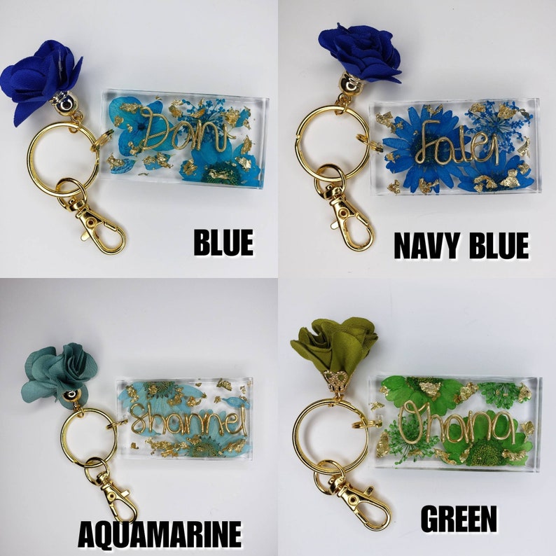 Wire Name Resin Keychain Name Keychain Wire Name Keychain Etsy