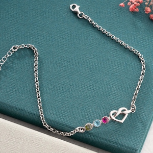 Personalized Mothers Gift, Birthstone Bracelet for Mom, Birthstone Jewelry, Birthstone Gift, Gift for Her, Birthstone Mother&#39;s Day Gift