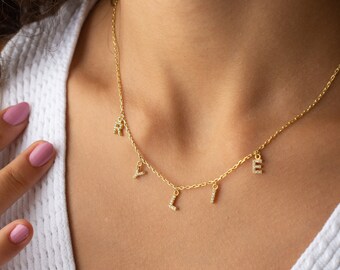 Last name necklace Clearance